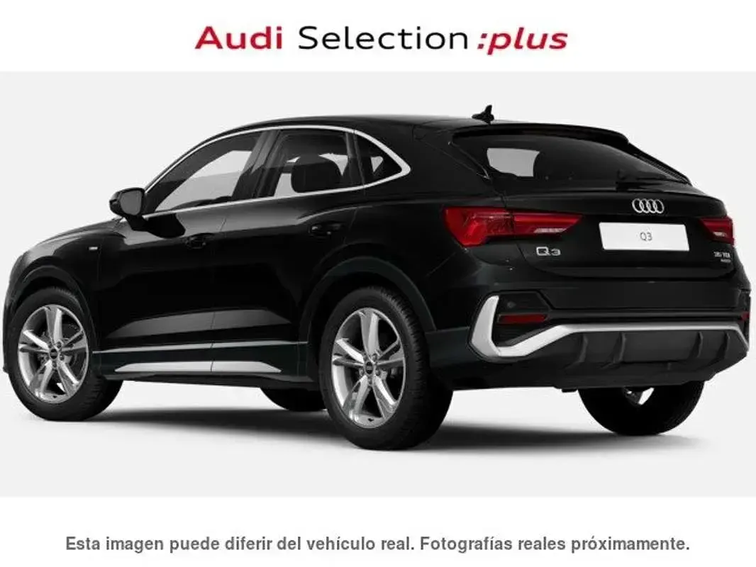 Usado Audi Q3 Sportback 150 CV (110 kW) 2022 Negro SUV