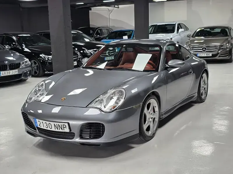 Usado Porsche 911 Carrera 4S 320 CV (235 kW) 2003 Gris / plata Coupe