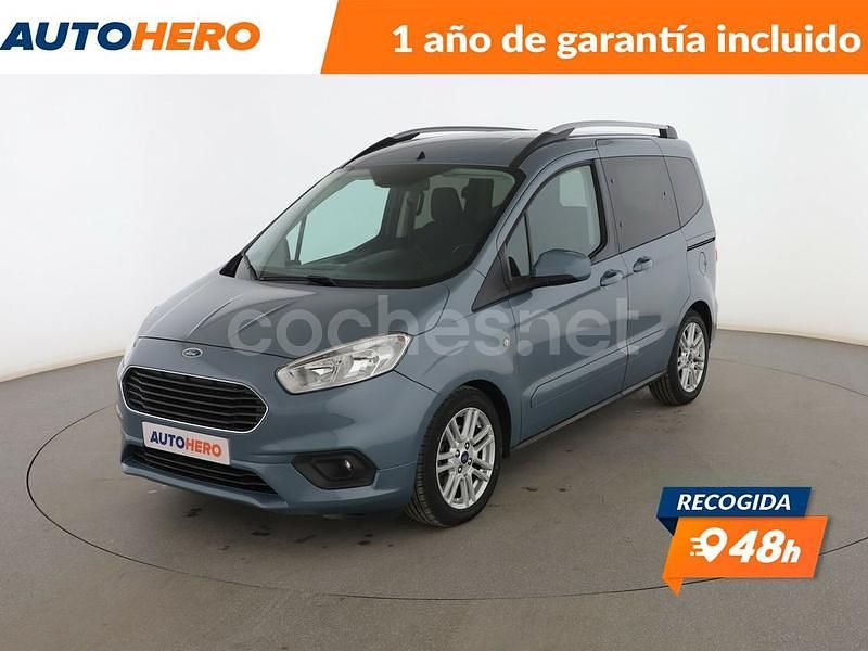 Azul Usado 2019 Ford Tourneo Courier Trend Monovolumen | 16.599 € (Un poco caro) - Imagen 1/3