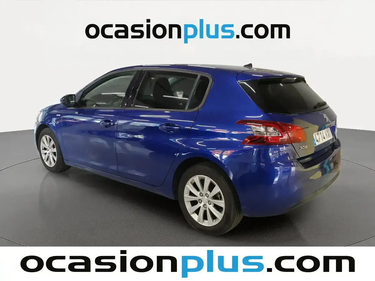 Usado Peugeot 308 Style 130 CV (95 kW) 2019 Azul Berlina
