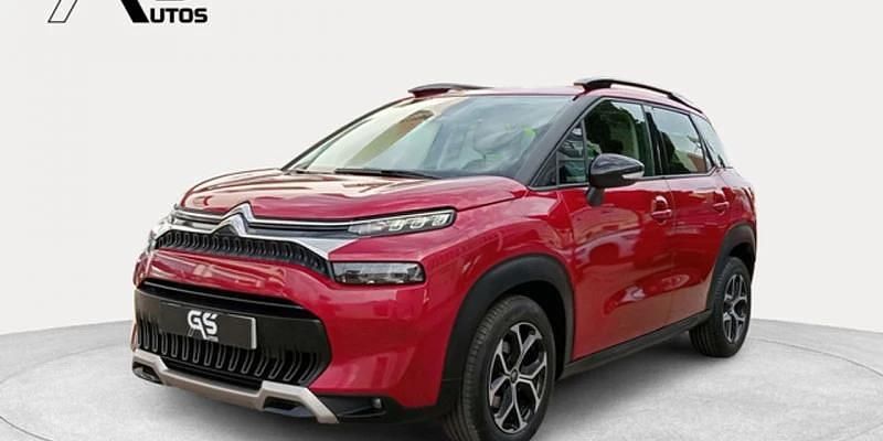 Rojo Usado 2024 Citroën C3 Aircross PureTech SUV | 13.499 € (Precio justo) - Imagen 1/4