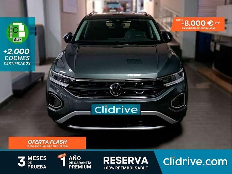 Gris Usado 2022 VW T-Roc Life SUV | 21.990 € (Precio justo) - Imagen 1/3