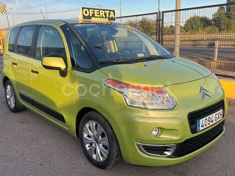 Usado Citroën C3 Picasso Exclusive 90 CV (66 kW) 2010 Verde Monovolumen