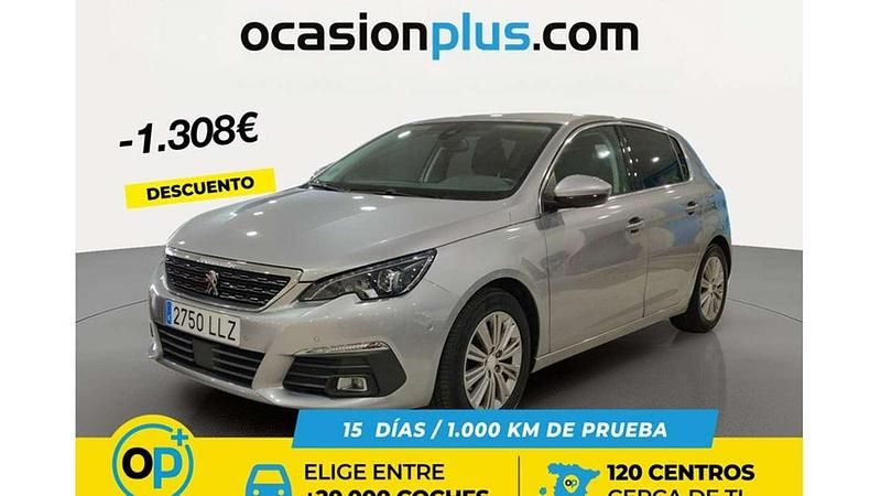 Usado Peugeot 308 Allure 131 CV (96 kW) 2020 Gris Utilitario
