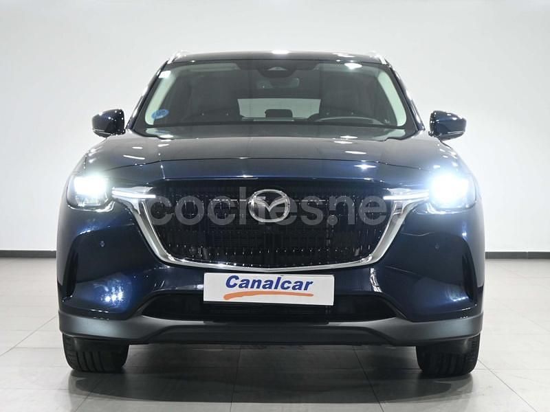 Occasion Mazda CX-80 Exclusive-Line 327 PK (240 kW) 2025 Blauw SUV