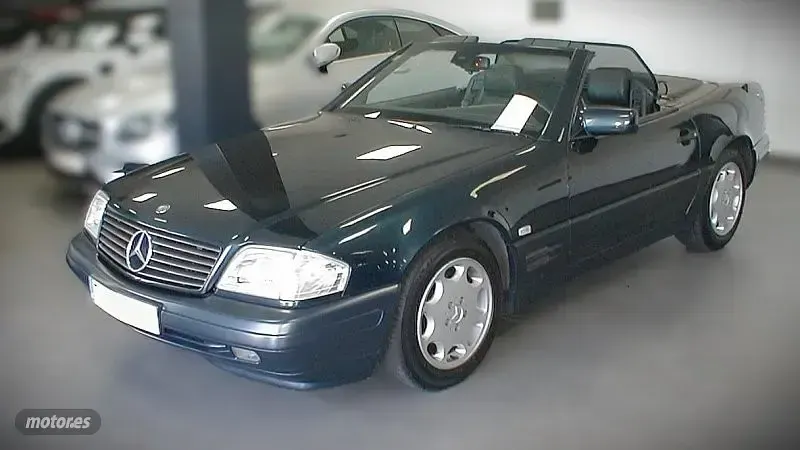 Usado Mercedes SL320 231 CV (169 kW) 1996 Negro Descapotable