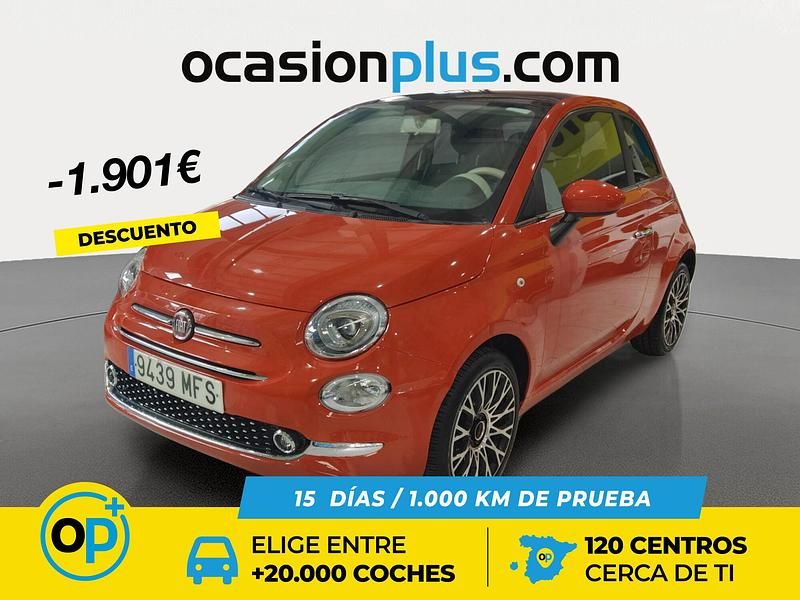 Naranja Usado 2023 Fiat 500 Dolcevita Utilitario | 10.390 € (Buen precio) - Imagen 1/4