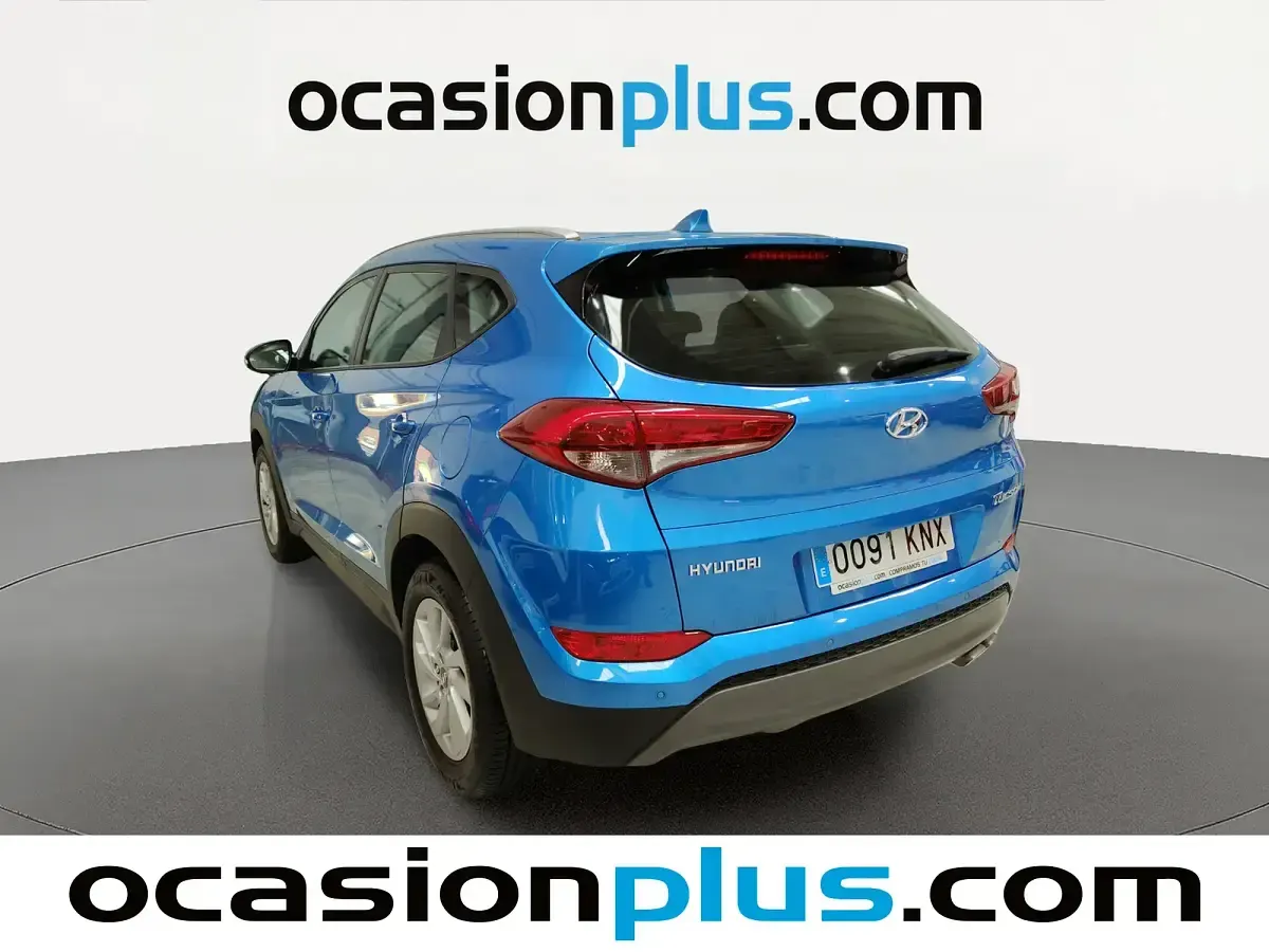 Usado Hyundai Tucson 131 CV (96 kW) 2018 Azul SUV