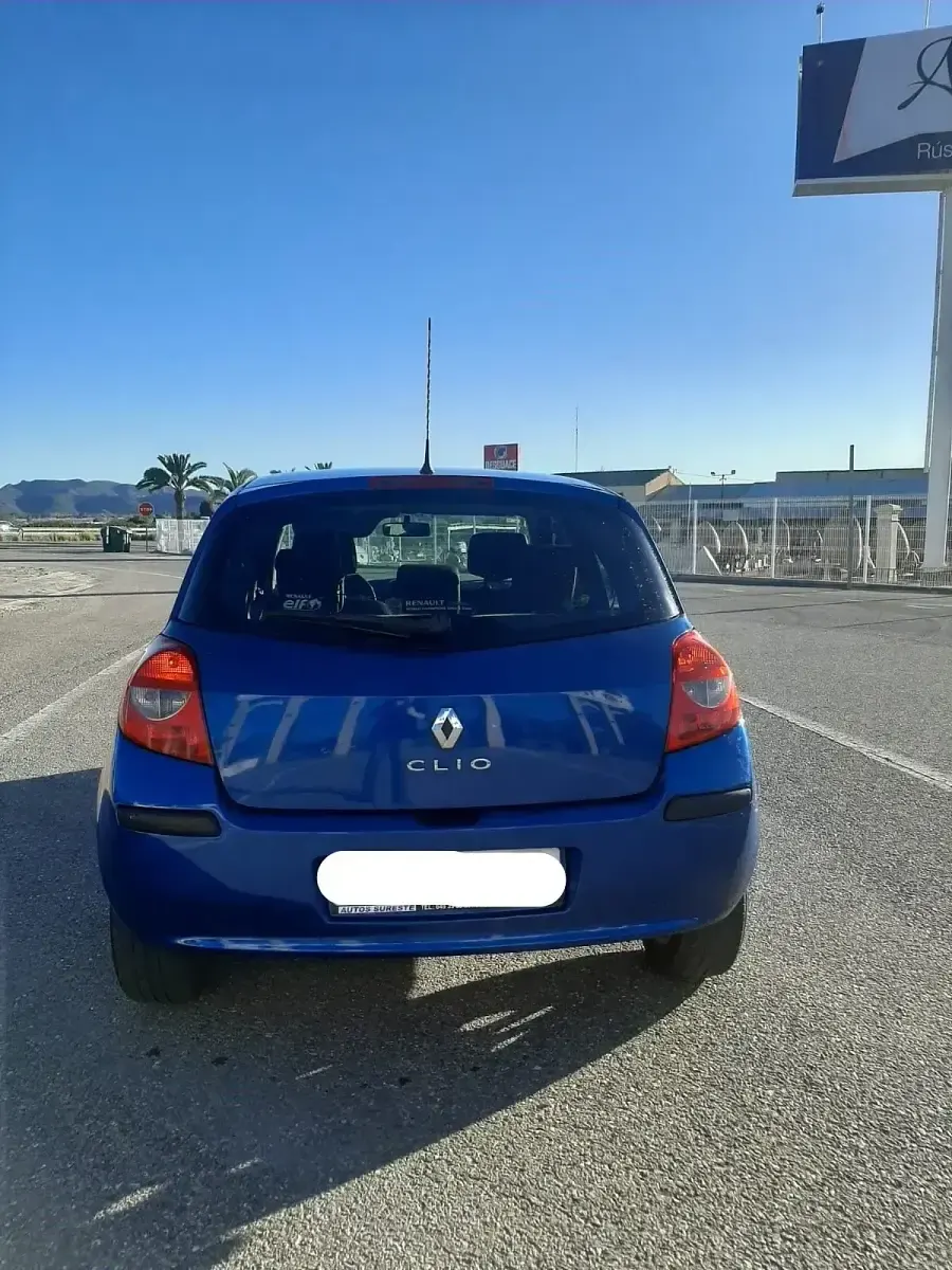 Usado Renault Clio Authentique 85 CV (62 kW) 2008 Azul Utilitario