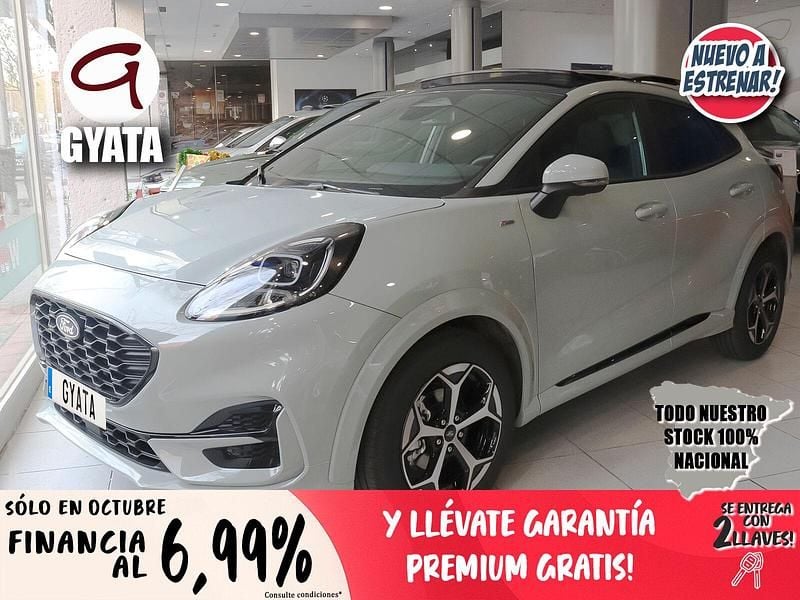Gris Nuevo 2025 Ford Puma ST-Line SUV | 25.490 € (Precio justo) - Imagen 1/4