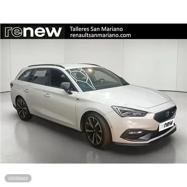 Usado Seat Leon FR 150 CV (110 kW) 2020 Blanco Berlina