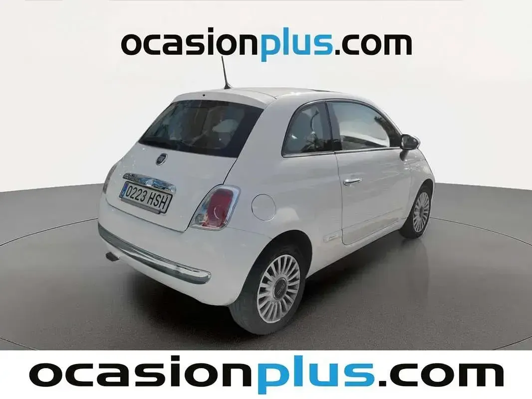 Usado Fiat 500 Lounge 69 CV (50 kW) 2013 Blanco Utilitario