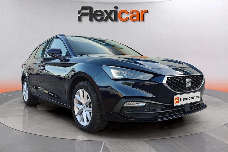 Azul Usado 2022 Seat Leon Style Familiar | 13.190 € (Super precio) - Imagen 1/4