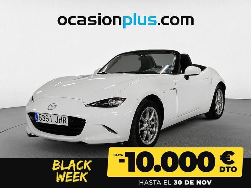 Blanco Usado 2015 Mazda MX5 Style Descapotable | 16.450 € (Buen precio) - Imagen 1/4