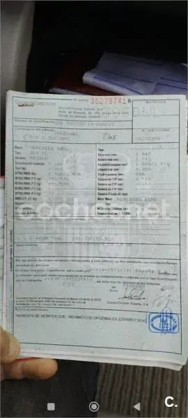 Usado Mercedes C160 122 CV (89 kW) 2006 Gris / plata Coupe