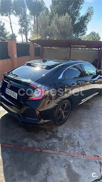 Usado Honda Civic Elegance 129 CV (94 kW) 2018 Negro Berlina
