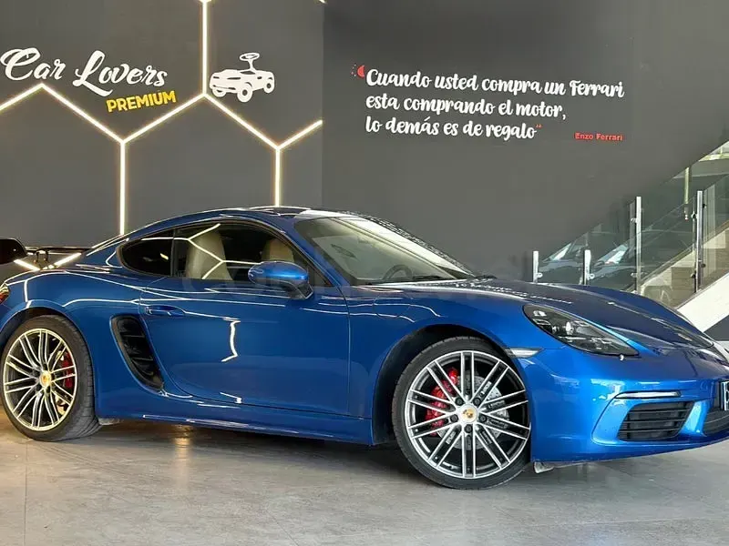 Usado Porsche 718 Cayman S 350 CV (257 kW) 2018 Azul Coupe