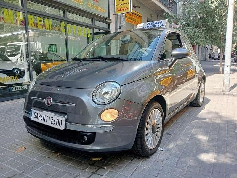 Usado Fiat 500 Lounge 69 CV (50 kW) 2013 Plateado Utilitario