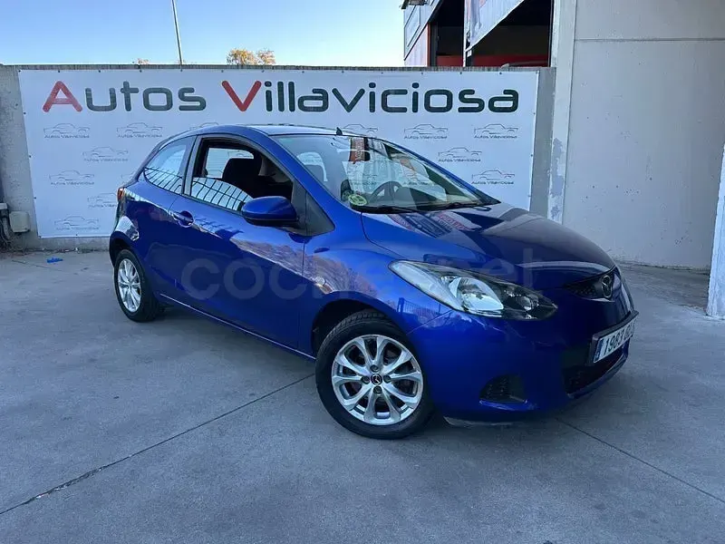 Usado Mazda 2 Active 68 CV (50 kW) 2009 Azul Utilitario