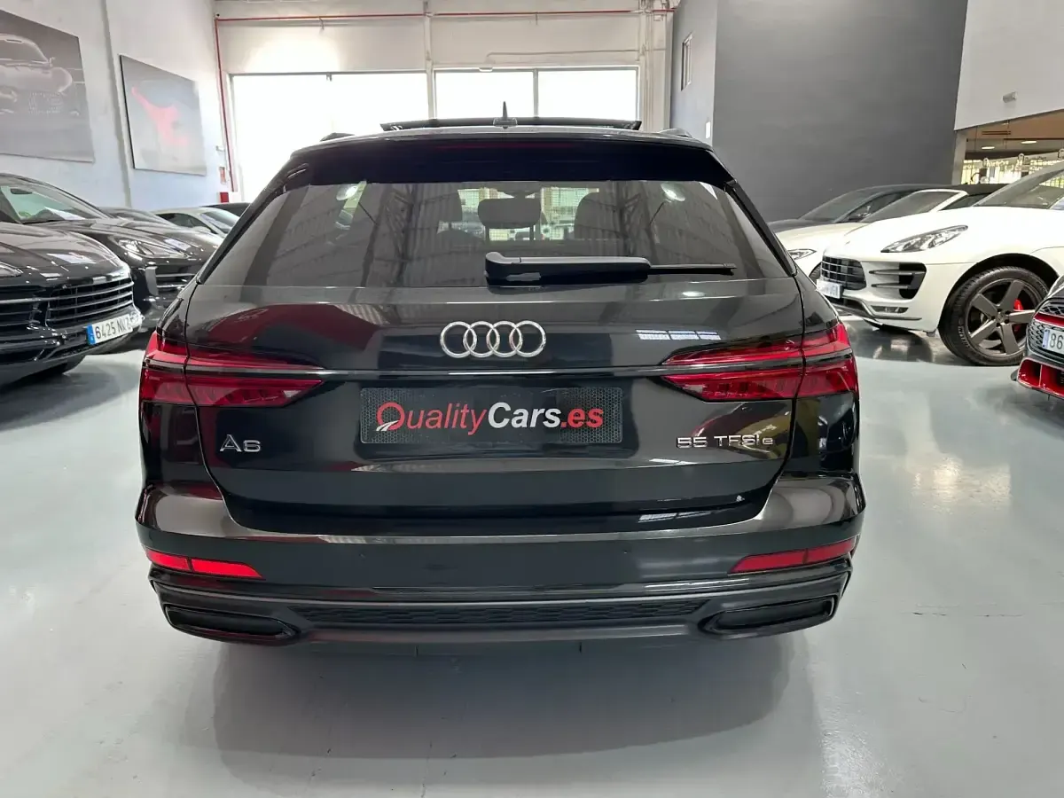 Usado Audi A6 S-Line 367 CV (269 kW) 2021 Negro Familiar