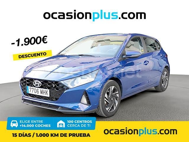 Azul Usado 2023 Hyundai i20 Berlina | 20.700 € (Precio justo) - Imagen 1/4