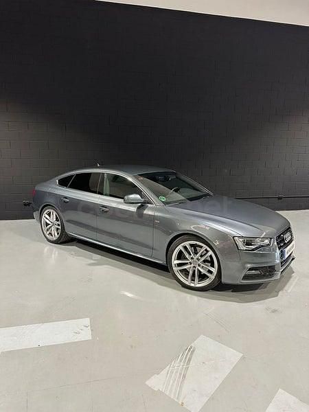 Usado Audi A5 Sportback S-Line 245 CV (180 kW) 2016 Gris / plata Utilitario