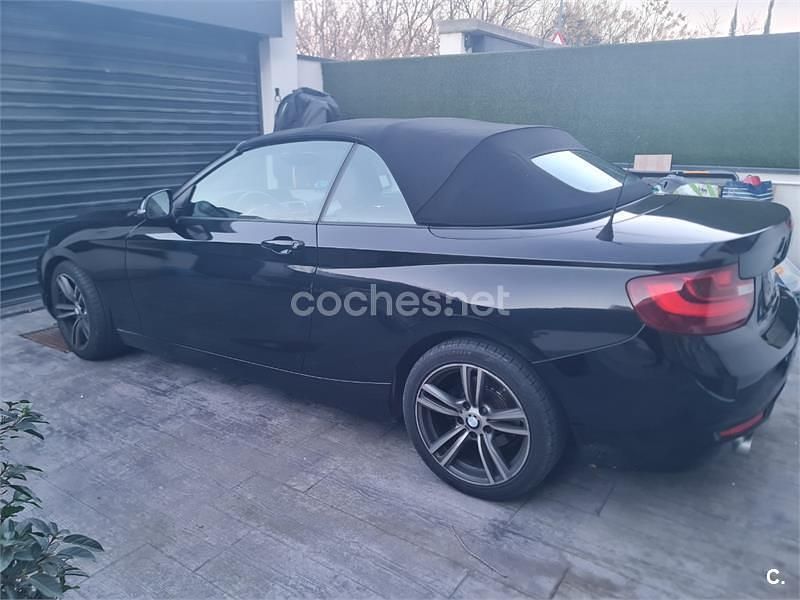 Usado BMW 218 150 CV (110 kW) 2016 Negro Descapotable