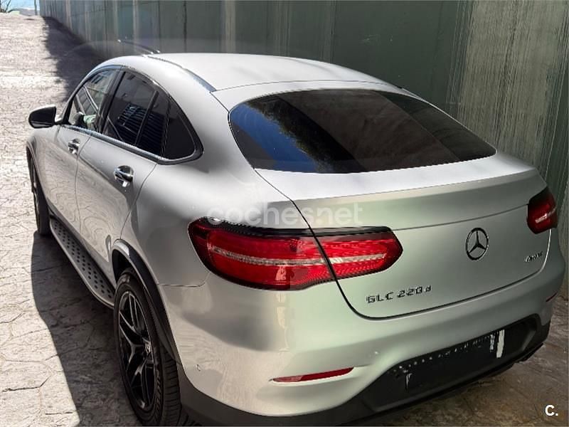 Usado Mercedes GLC220 170 CV (125 kW) 2017 Gris / plata Coupe