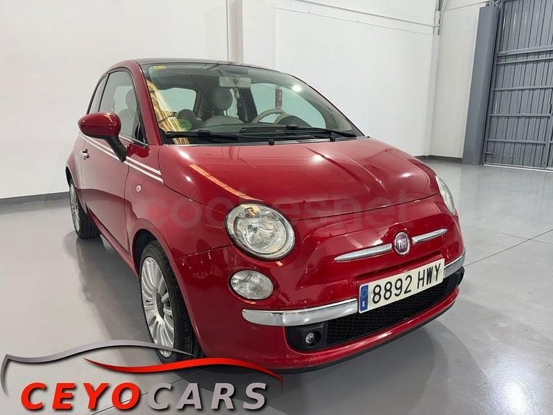 Usado Fiat 500 Lounge 69 CV (50 kW) 2014 Rojo Berlina