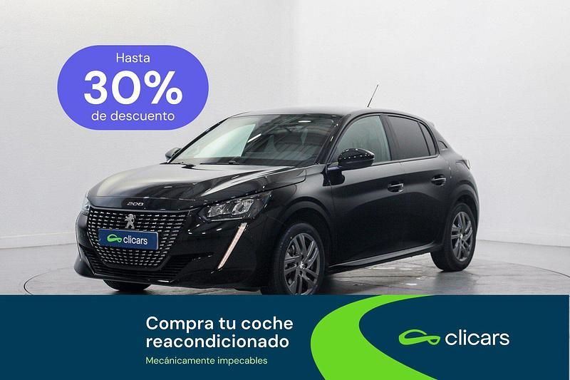 Usado Peugeot 208 Active 100 CV (73 kW) 2022 Negro Utilitario