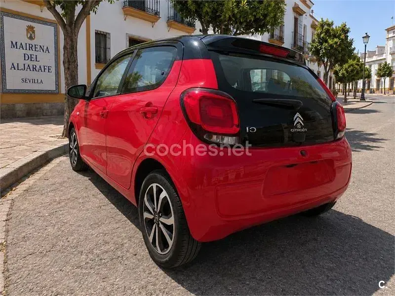 Usado Citroën C1 PureTech 82 CV (60 kW) 2018 Rojo Utilitario