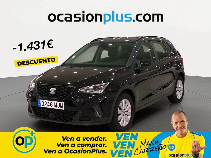 Usado Seat Arona Style 110 CV (80 kW) 2023 Negro SUV