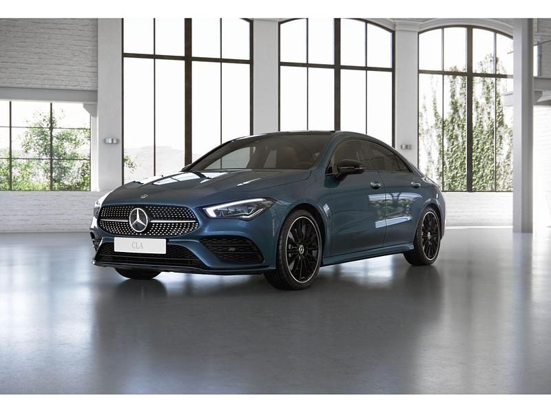 Denim blue metallic paint Usado 2020 Mercedes CLA250 AMG line Berlina | 38.900 € (Precio justo) - Imagen 1/4