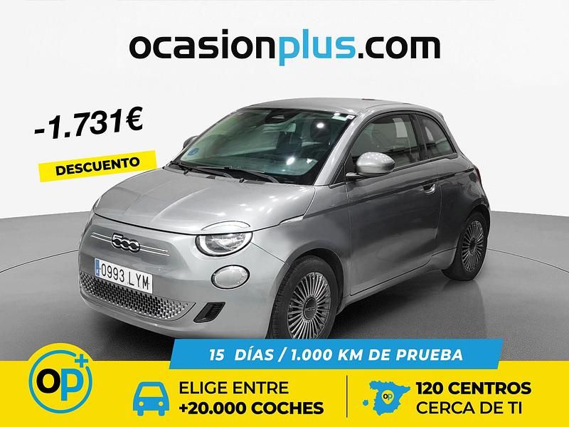 Usado Fiat 500e Icon 86 kW (118 CV) 2022 Gris Utilitario