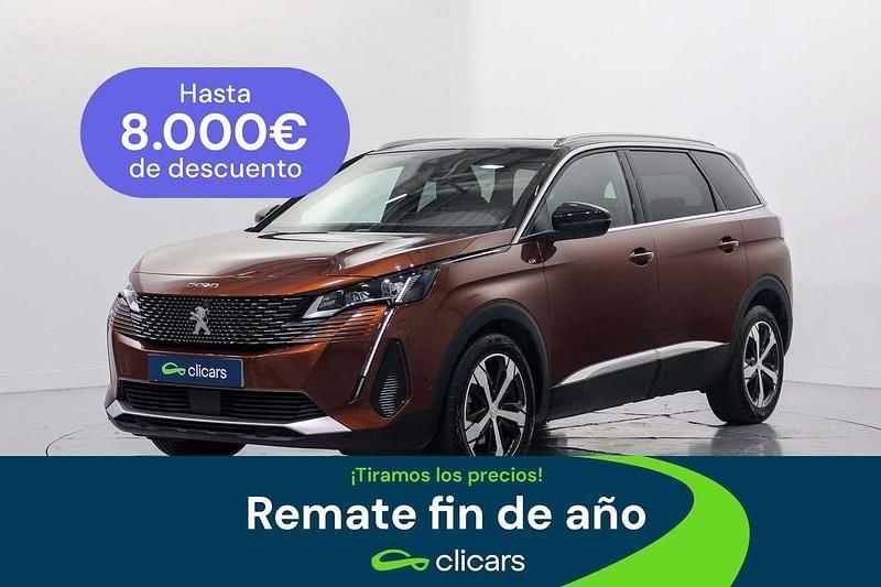 Marrón Usado 2021 Peugeot 5008 GT SUV | 20.490 € (Super precio) - Imagen 1/4
