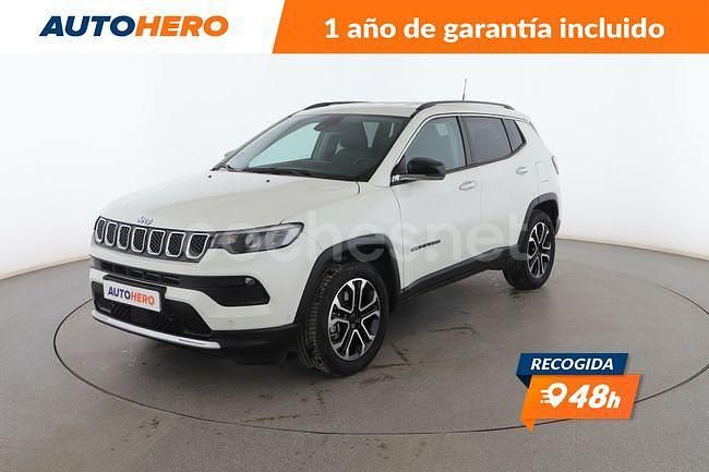 Blanco Usado 2022 Jeep Compass Limited SUV | 21.499 € (Precio justo) - Imagen 1/3
