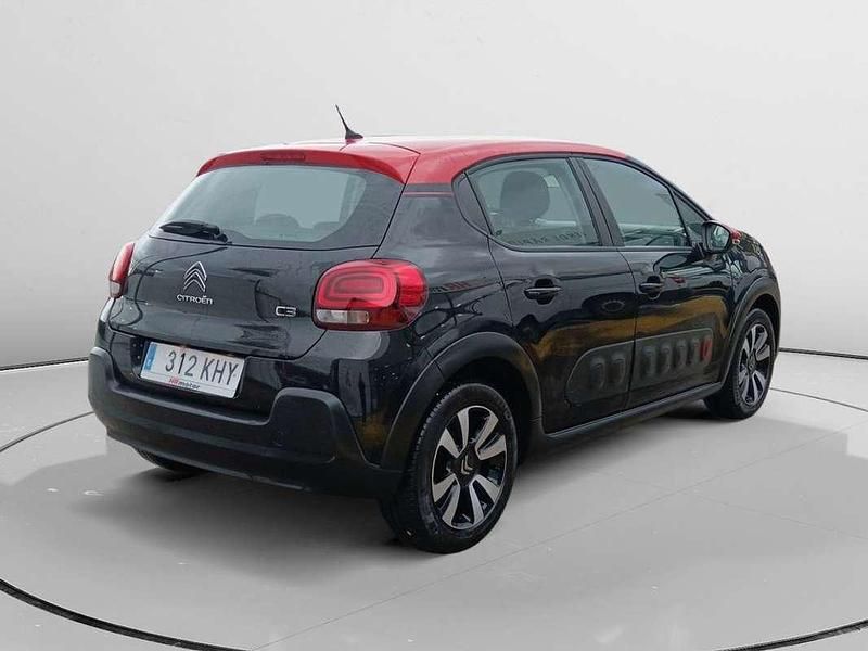 Usado Citroën C3 Feel 83 CV (61 kW) 2018 Negro Berlina