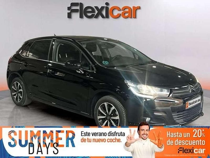Negro Usado 2018 Citroën C4 PureTech Berlina | 8890 € (Precio justo) - Imagen 1/4