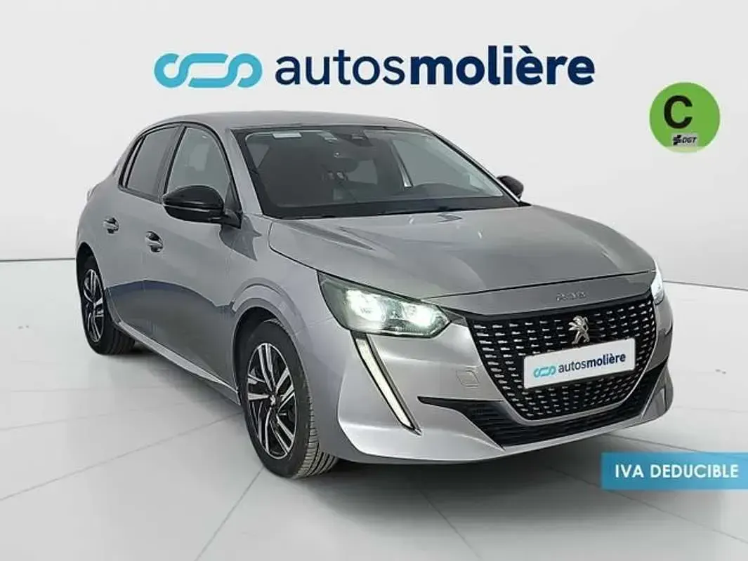 Usado Peugeot 208 Allure 102 CV (75 kW) 2023 Gris Utilitario