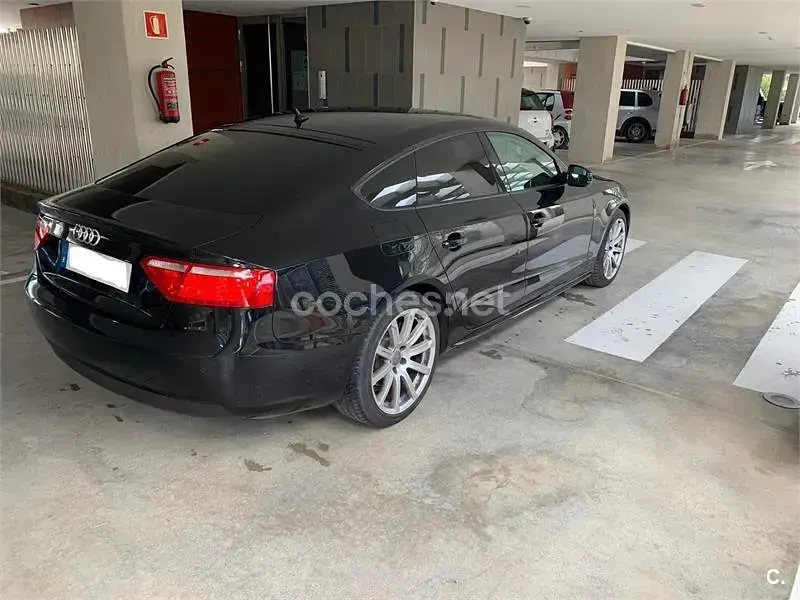 Usado Audi A5 Sportback 177 CV (130 kW) 2012 Negro Utilitario