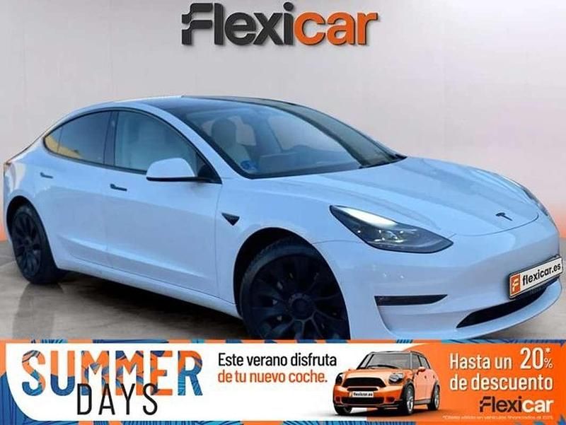 Blanco Usado 2021 Tesla Model 3 Berlina | 25.990 € (Buen precio) - Imagen 1/4
