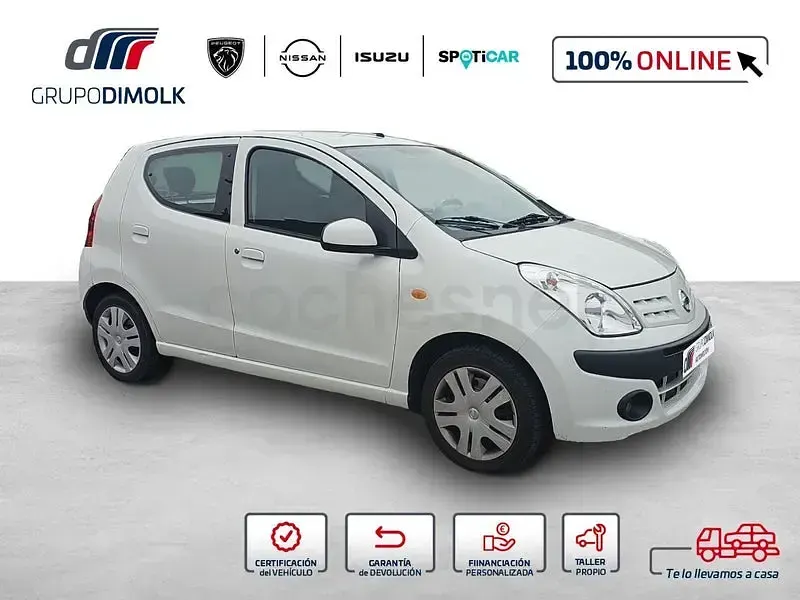 Usado Nissan Pixo Acenta 68 CV (50 kW) 2009 Blanco Utilitario