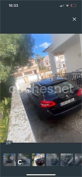 Usado Peugeot 308 SW Allure 150 CV (110 kW) 2016 Azul Familiar