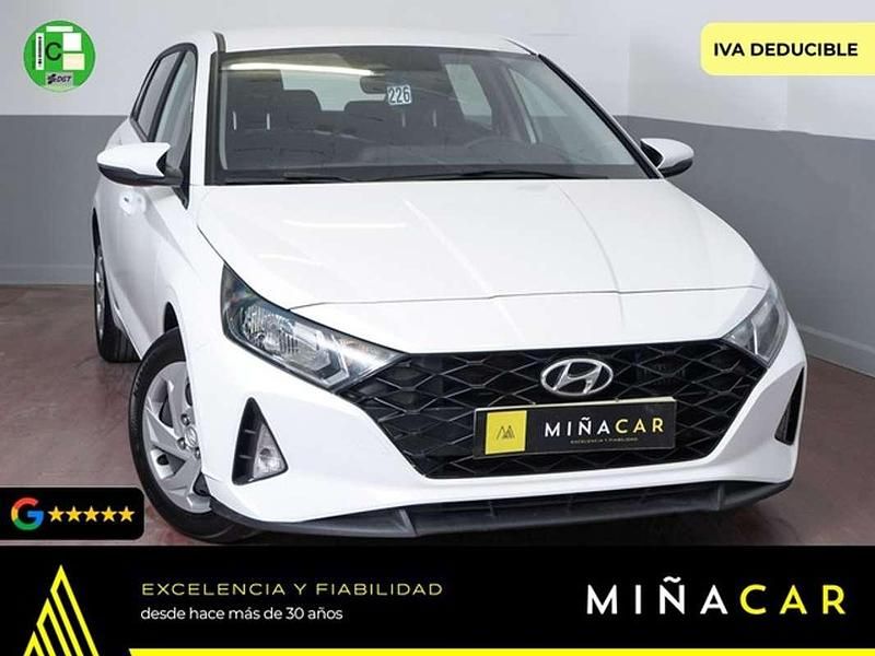 Blanco Usado 2022 Hyundai i20 Utilitario | 12.735 € (Precio justo) - Imagen 1/4