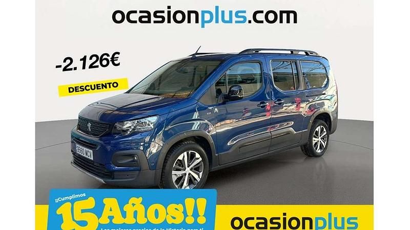 Azul Usado 2022 Peugeot Rifter GTi Monovolumen | 21.264 € (Precio justo) - Imagen 1/4