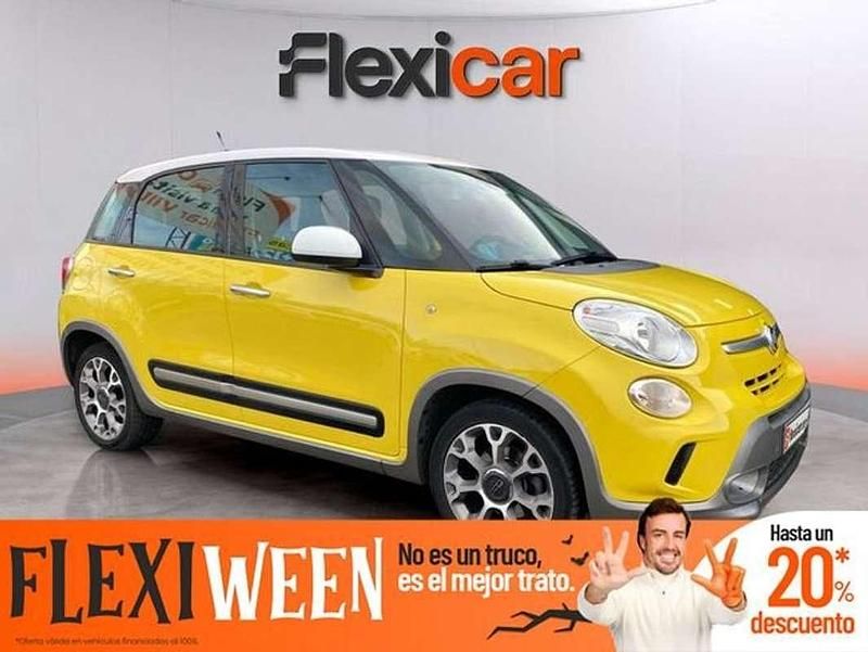 Amarillo Usado 2017 Fiat 500L Lounge Monovolumen | 9490 € (Precio justo) - Imagen 1/4