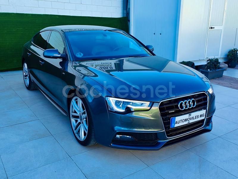 Usado Audi A5 Sportback Sport 190 CV (139 kW) 2016 Negro Utilitario
