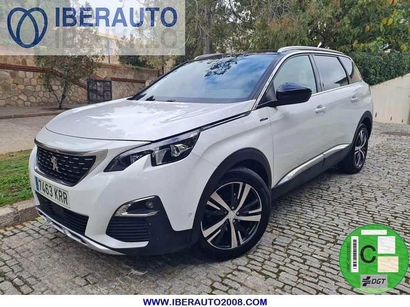 Blanco Usado 2018 Peugeot 5008 GT-line SUV | 17.890 € (Precio justo) - Imagen 1/4