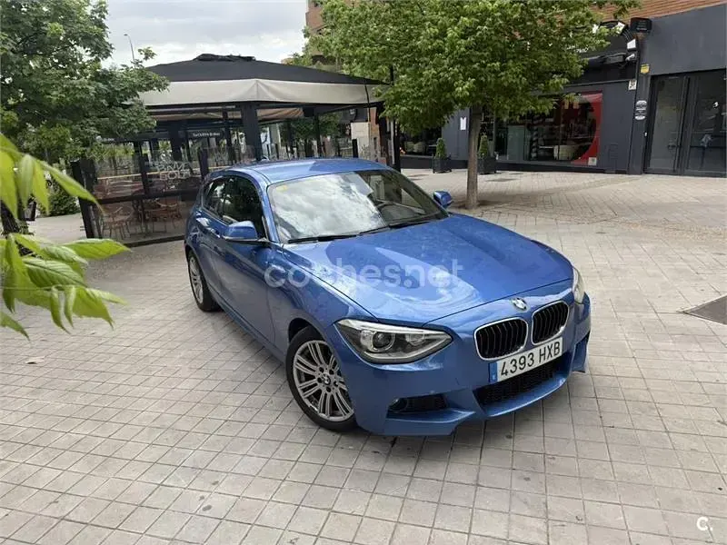 Usado BMW 118 M Sport 136 CV (100 kW) 2014 Azul Utilitario