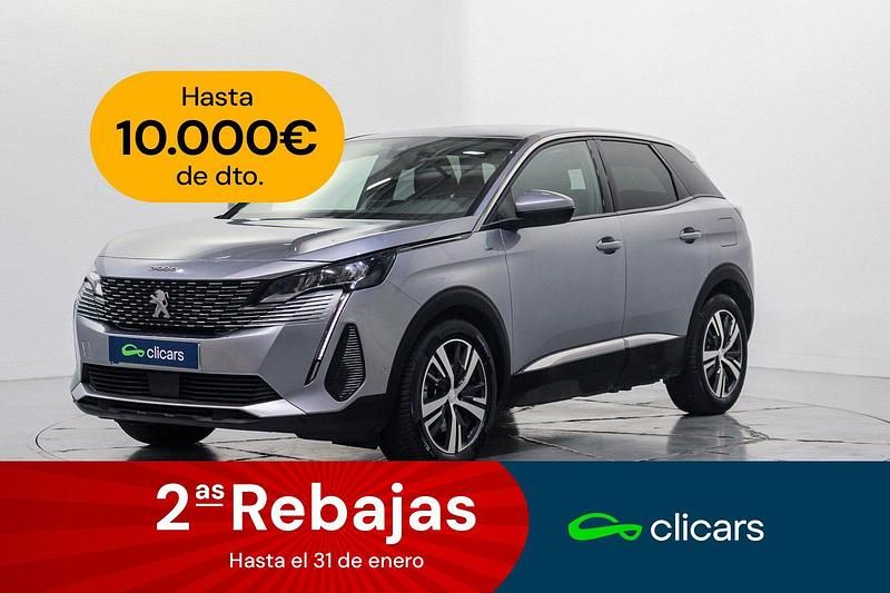 Gris Usado 2021 Peugeot 3008 Allure SUV | 18.990 € (Precio justo) - Imagen 1/4